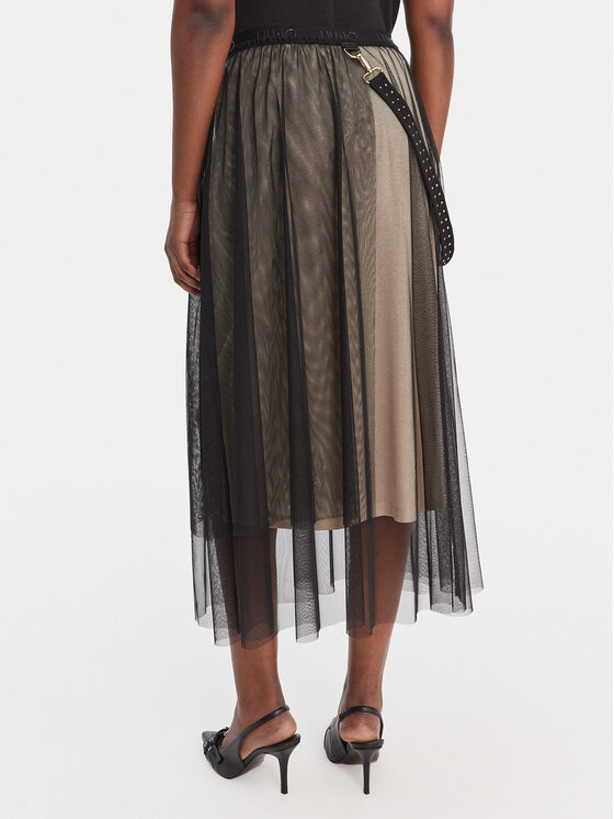 Liu Jo Sport Liu Jo Sport Спідниця з фатину TA6165 J5433 Чорний Regular Fit