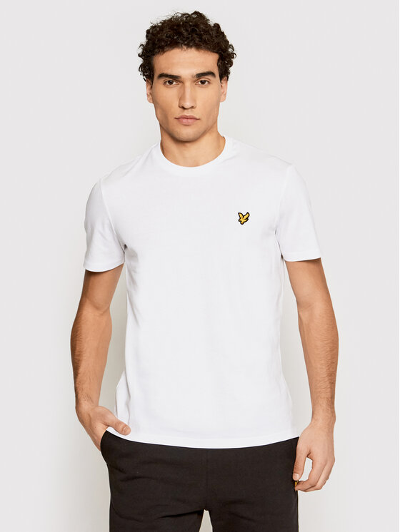 Lyle Scott T Shirt TS400V Bia y Regular Fit