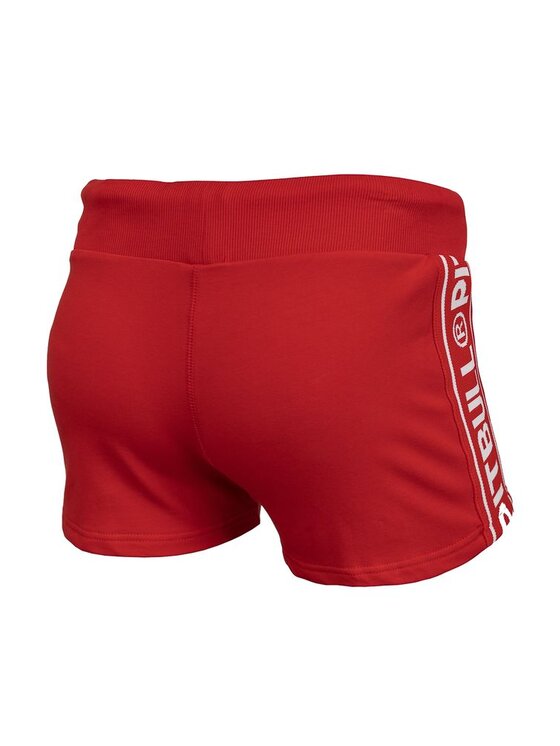 PITBULL PITBULL Szorty Szorty Czerwony Regular Fit