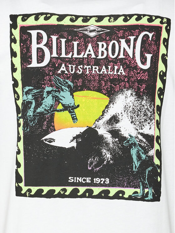 Billabong Billabong T-shirt Dreamy Place EBYZT00170 Bianco Regular Fit