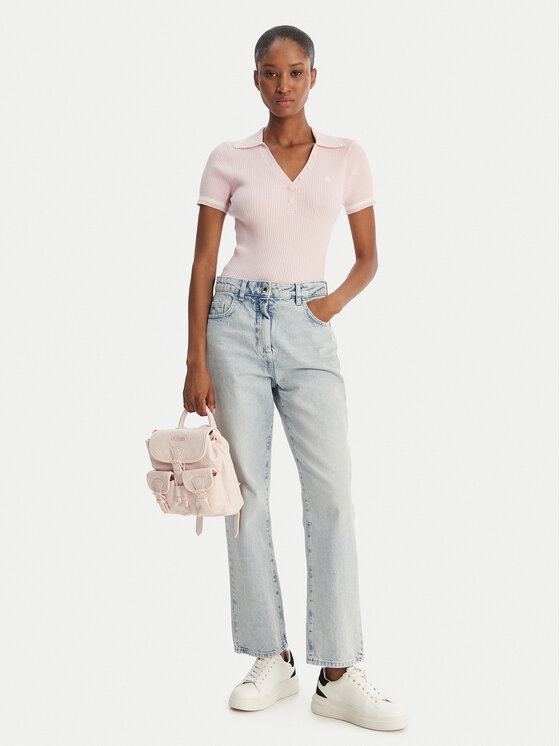 Guess Jeans Guess Jeans Polo särk W6GRZ1 Z3P32 Roosa