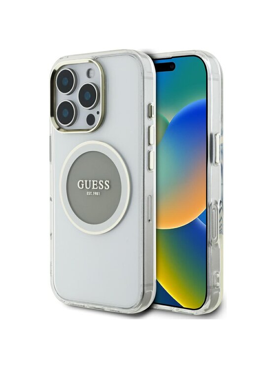 Etui na telefon Guess, Szare, Apple iPhone 16 Pro Max
