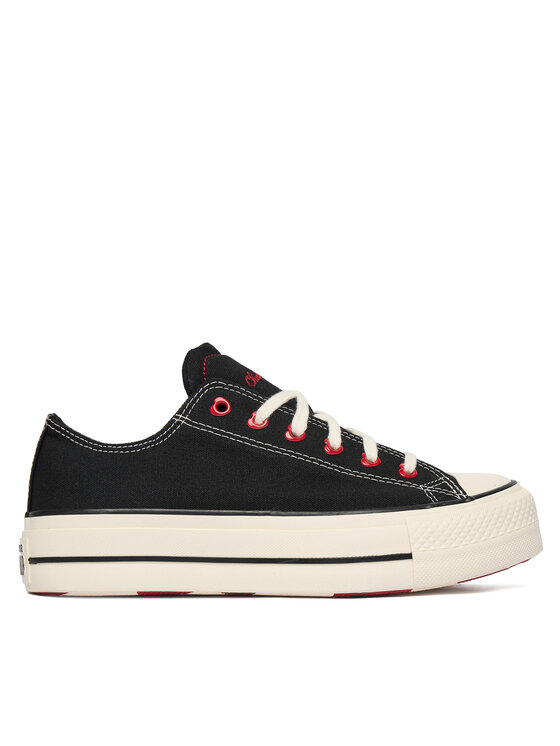 Converse Converse Tornacipő Chuck Taylor All Star Lift Platform Hearts A19059C Fekete