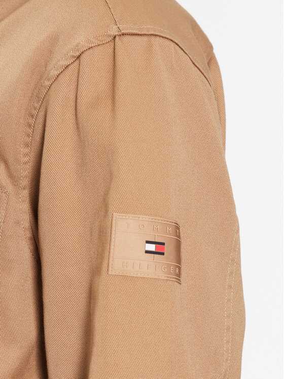 Tommy Hilfiger Tommy Hilfiger Traper jakna Solid MW0MW31773 Smeđa Regular Fit