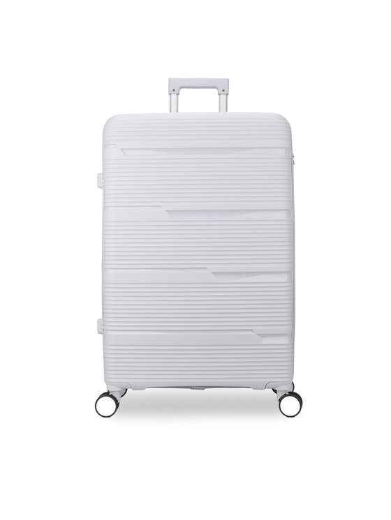 Μεγάλη Βαλίτσα Semi Line, Μέγεθος one size, Γκρι, T5897-3
