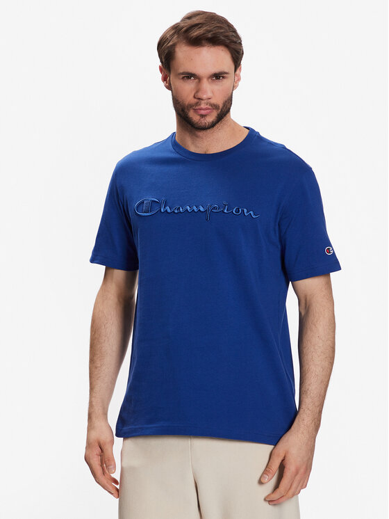 Champion Champion T-särk 218490 Tumesinine Regular Fit