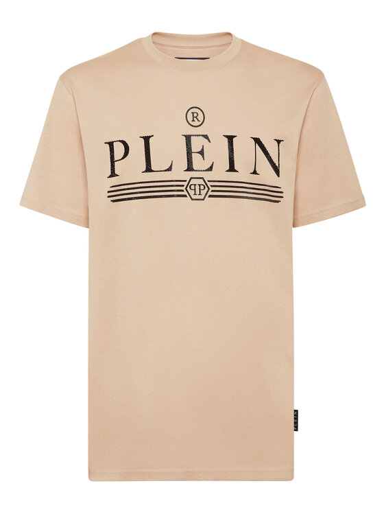 PHILIPP PLEIN PHILIPP PLEIN Tričko 14923 Béžová Regular Fit