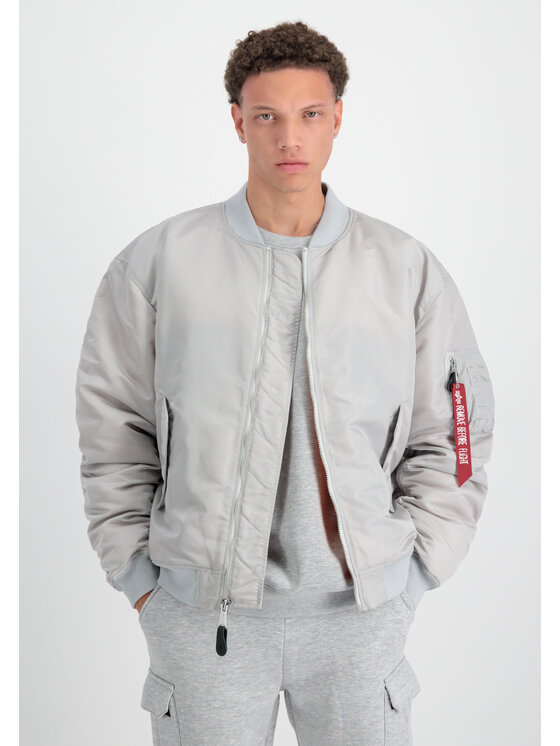 Alpha Industries Alpha Industries Kurtka bomber MA-1 CS Bomber Jacket Szary Loose Fit