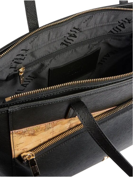 Alviero Martini Prima Classe Alviero Martini Prima Classe Borsa Pearl City borsa shopping Nero