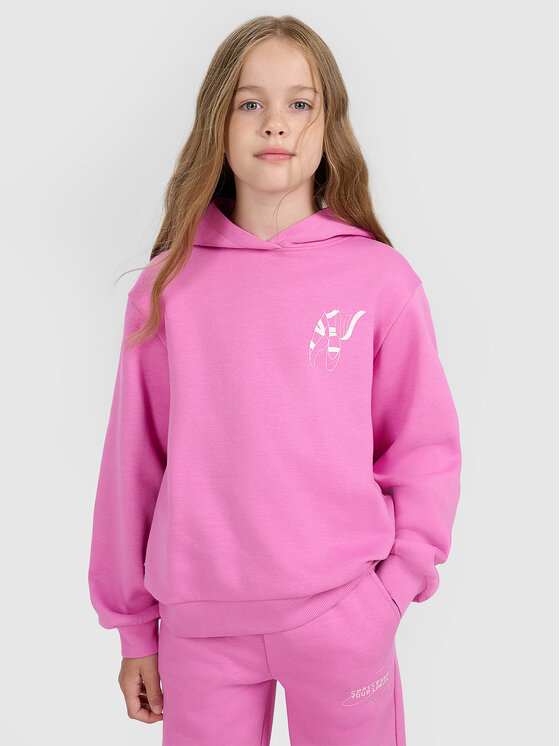 4F 4F Bluza URBAN COMMUTER Różowy Oversize