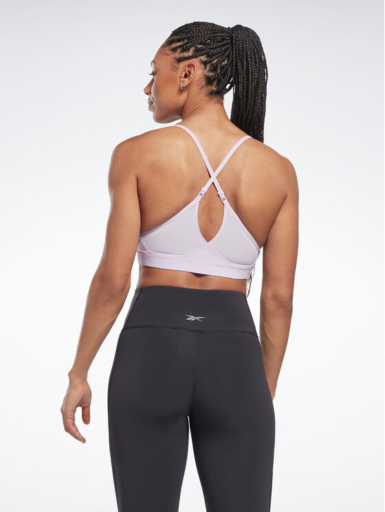 Reebok Reebok Sportovní podprsenka Lux Strappy Sports HT6147 Fialová