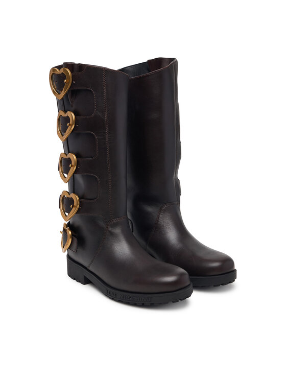 LOVE MOSCHINO LOVE MOSCHINO Чоботи JA26134G0PIJ0317 Темно-коричневий