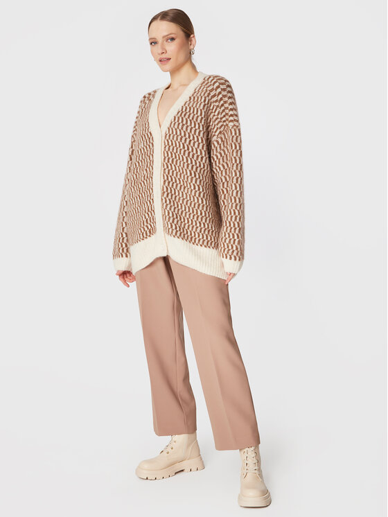 Cardigan East EAST19IH22 Beige Relaxed Fit