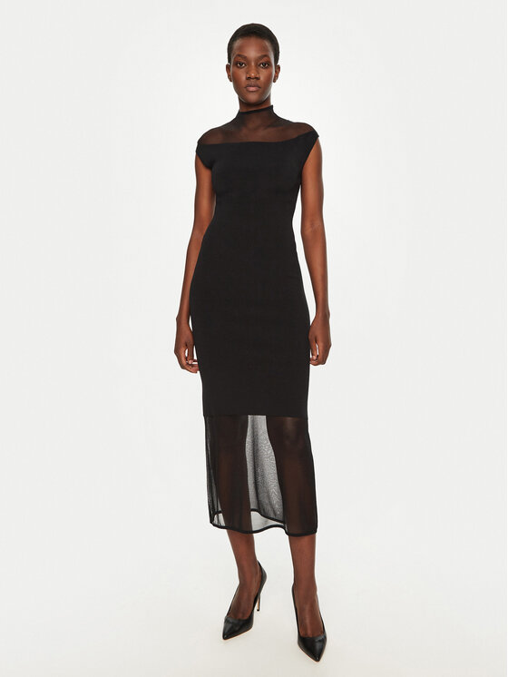Calvin Klein Calvin Klein Rochie de zi K20K207919 Negru Regular Fit