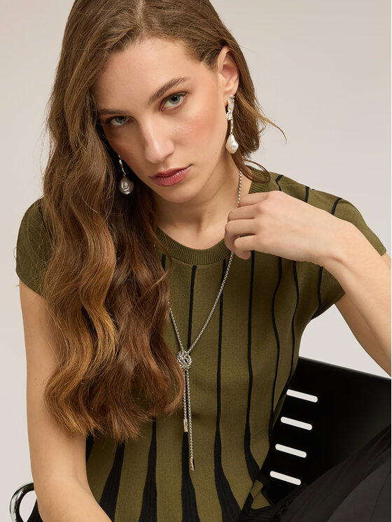 Motivi Motivi Maglione M151W003850N0S5 Verde A-Line Fit