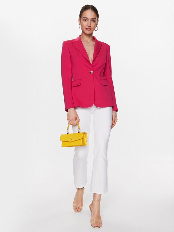 PINKO Pinko Teksad Brenda 100172 A0FQ Valge Bootcut Fit