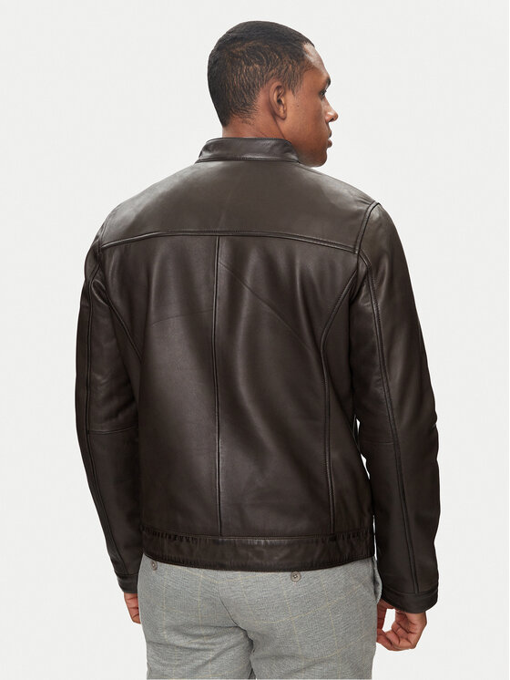 Serge Pariente Serge Pariente Lederjacke Joseph Braun Regular Fit