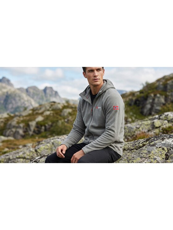 Geographical Norway Geographical Norway Polar WZ3331H/GN-DARK GREY Szary Reglan Fit