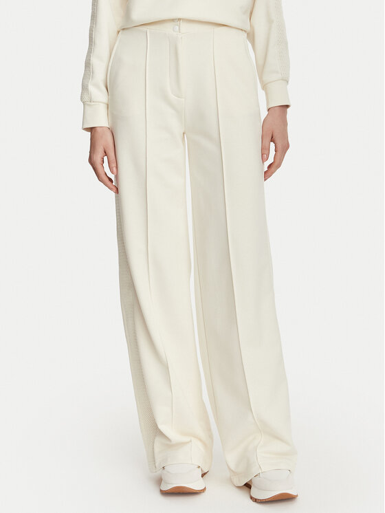 Guess Pantaloni din material V6YB26 K5139 Crem Relaxed Fit