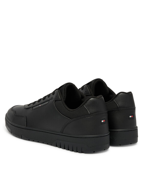 Tommy Hilfiger Tommy Hilfiger Sneakersy Th Basket Core Lite Lth FM0FM05713 Czarny