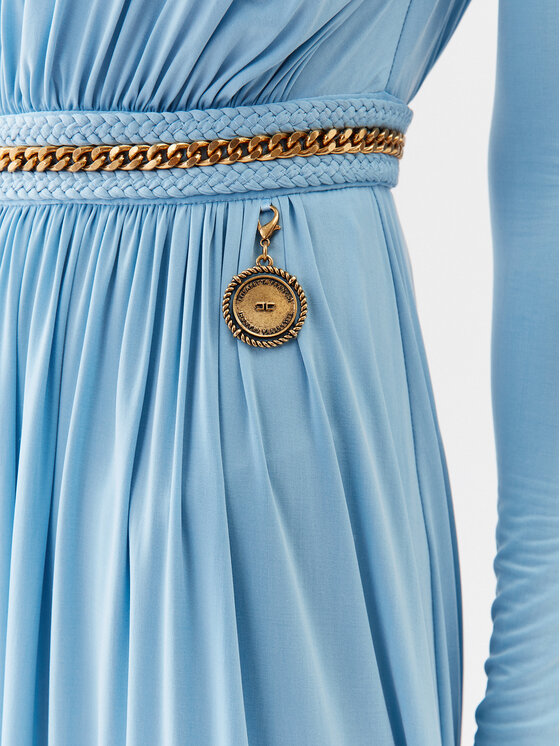 Elisabetta Franchi Elisabetta Franchi Вечірня сукня AB-456-32E2-V780 Голубий Regular Fit