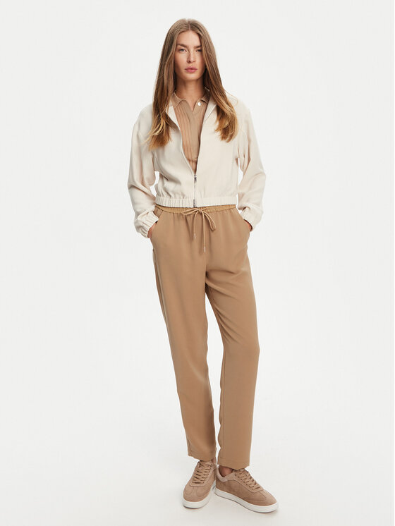 Marella Marella Pantaloni da tuta Abitata 2513131045 Beige Regular Fit