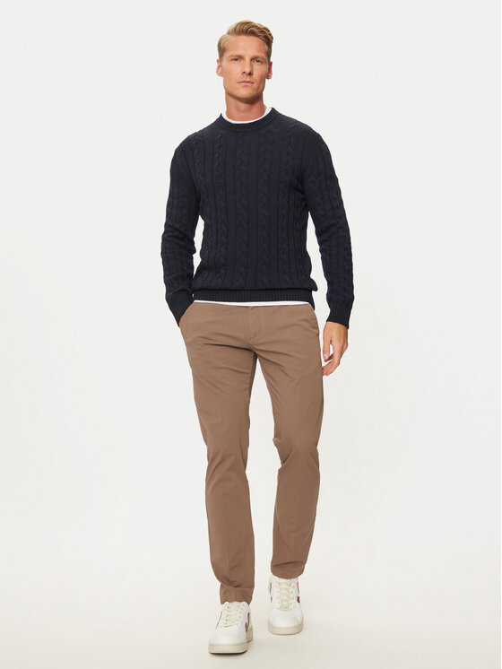 United Colors Of Benetton United Colors Of Benetton Pullover 1335U107G Dunkelblau Regular Fit