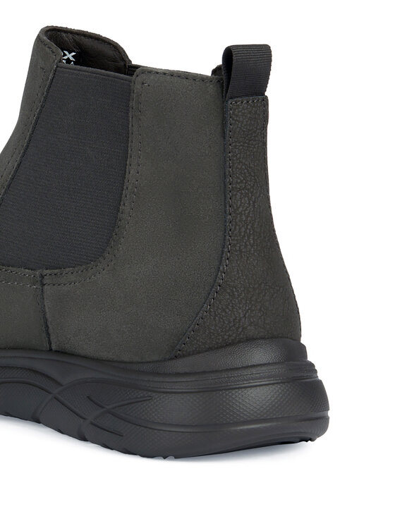 Geox Geox Kotníková obuv s elastickým prvkem U Portello U36E1A 022EK C6372 Hnědá
