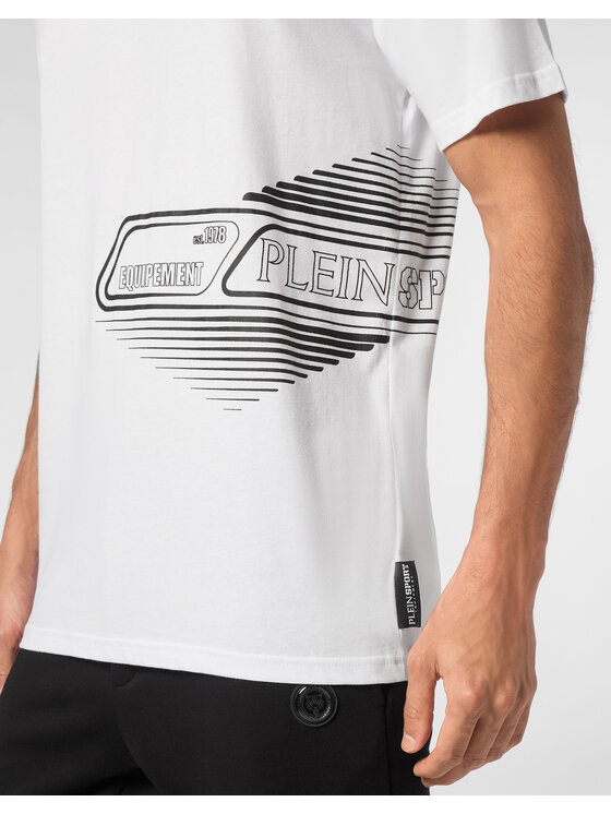 Plein Sport Plein Sport T-Shirt 19537 Biały Regular Fit