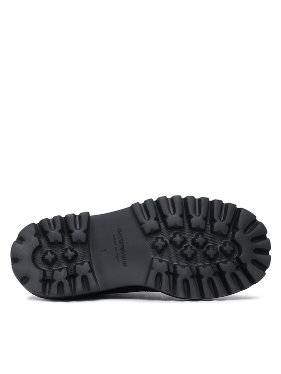 Emporio Armani Emporio Armani Schnürstiefeletten X4M383 XN630 K001 Schwarz