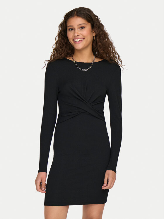ONLY ONLY Φόρεμα κοκτέιλ Queen 15189967 Μαύρο Regular Fit