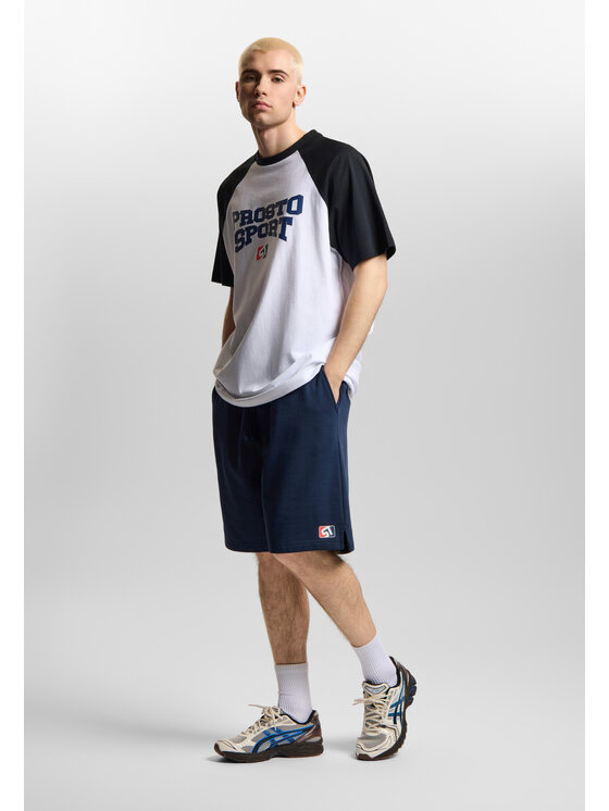PROSTO. PROSTO. Szorty sportowe ST Granatowy Regular Fit