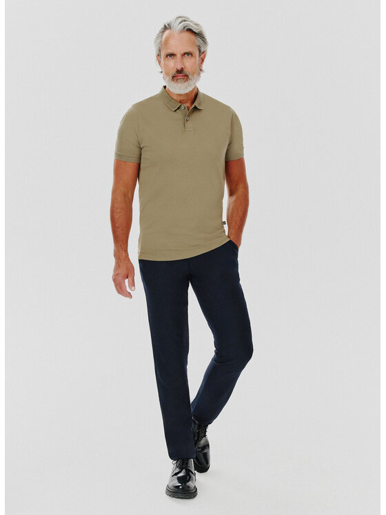 Pako Lorente Pako Lorente Polo P24WF-TX-001 Zielony Classic Fit