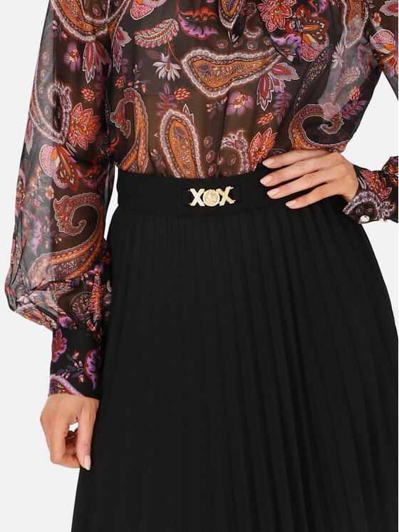 L’AF L’AF Spódnica maxi Lorin Czarny Regular Fit