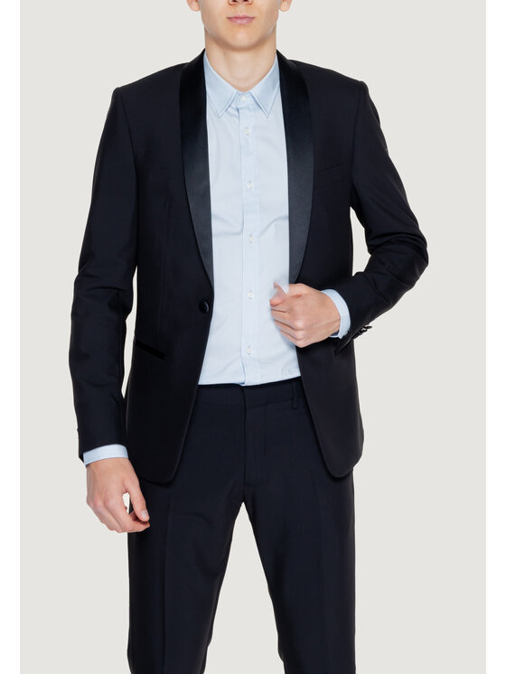 Antony Morato Męska Marynarka, rozmiar XL, Czarna, MMJS00034-FA600255