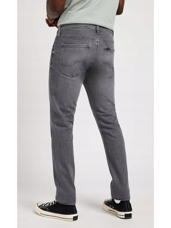 Lee Lee Jeansy Luke Szary Slim Fit