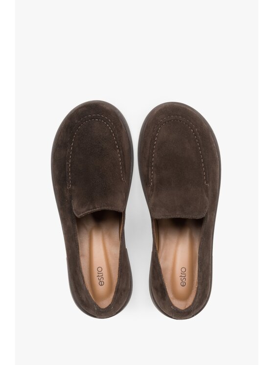 Estro Estro Μοκασίνια ER00119377 Καφέ