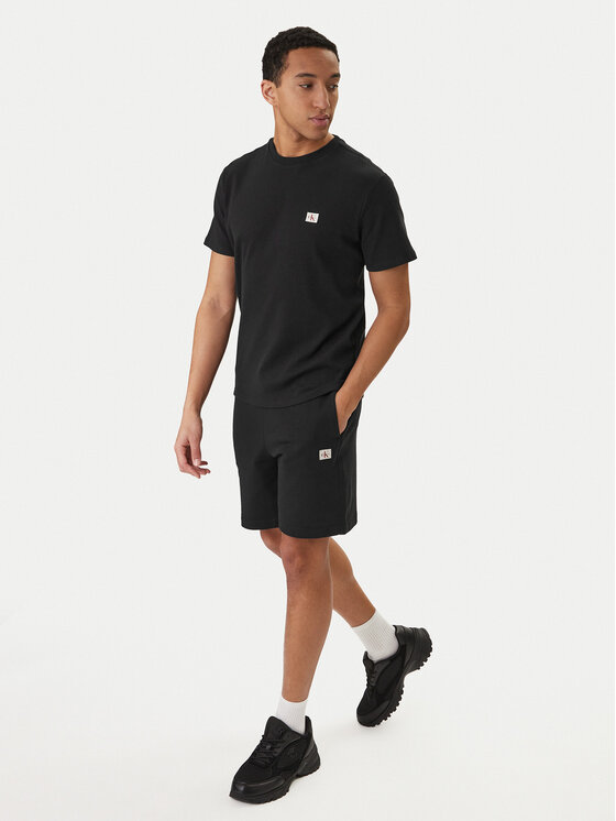 Calvin Klein Jeans Calvin Klein Jeans Pantaloncini sportivi Badge LV04RF282G Nero Regular Fit