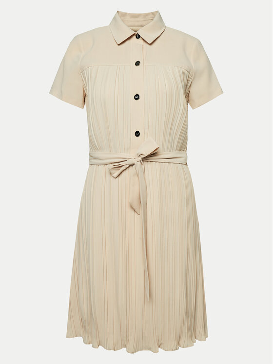 DKNY DKNY Hemdkleid DD4A1351 Beige Regular Fit