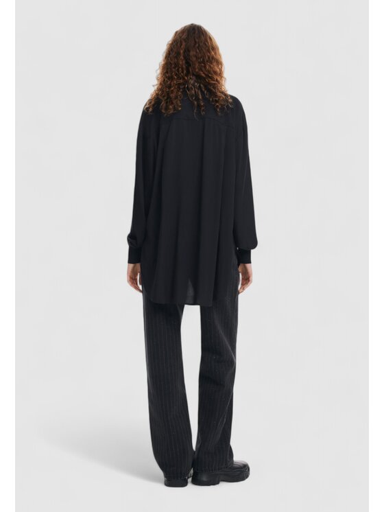 Desigual Desigual Blusa CAM_SAPPORO Nero Shirt Fit