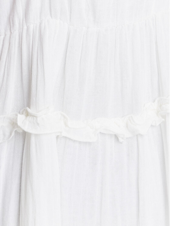 YAS YAS Sukienka letnia Anina 26038014 Biały Regular Fit