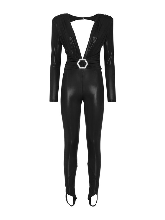 PHILIPP PLEIN PHILIPP PLEIN Kombinezon 1161 Czarny Fitted Fit