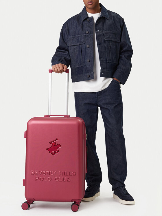 Beverly Hills Polo Club Beverly Hills Polo Club Srednji kofer CEO-BHPC-M-004-08-BURGUNDY Tamnocrvena