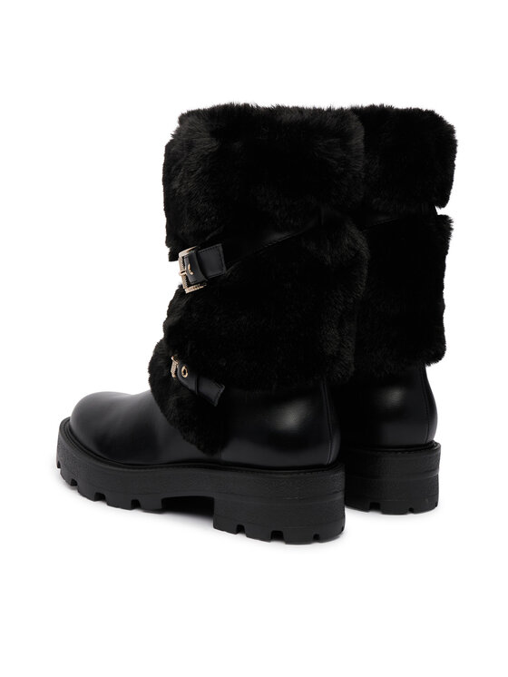 Guess Guess Μποτάκια FLFYAF FUR10 Μαύρο