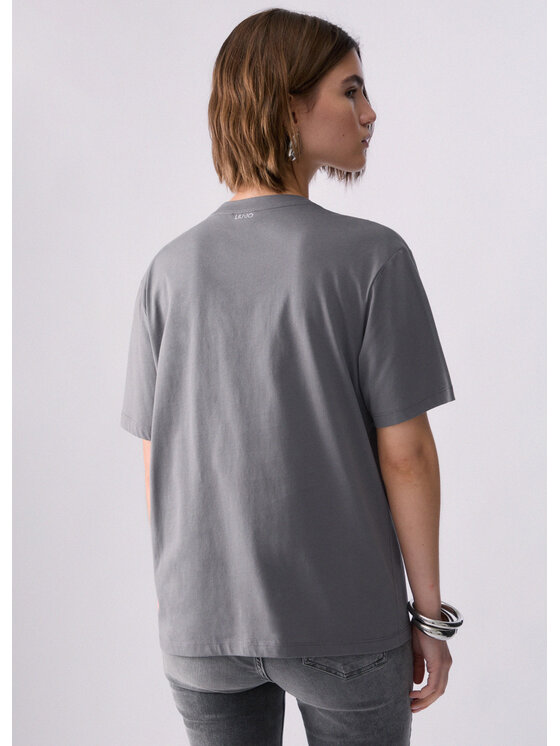 Liu Jo Liu Jo T-shirt WF6324J0088L9447 Grigio Regular Fit