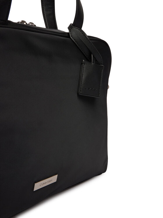 Calvin Klein Calvin Klein Torba za laptop Sleek Slim Commuter LV04D3351G Crna