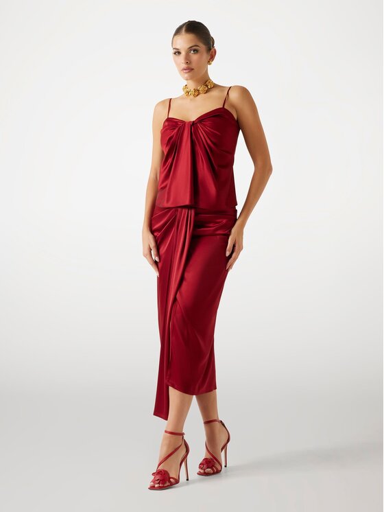 Marciano Guess Marciano Guess Top 175965 Czerwony Classic Fit