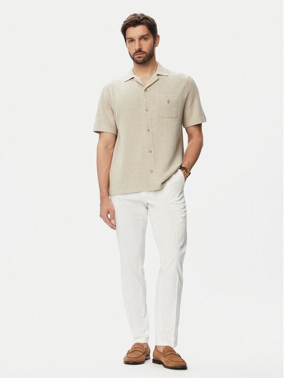 Polo Ralph Lauren Polo Ralph Lauren Košeľa 710P04442502 Béžová Regular Fit