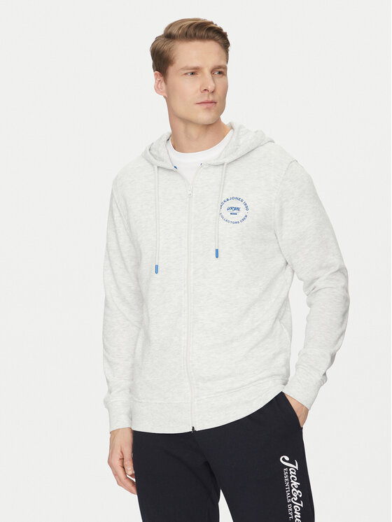 Jack & Jones Jack & Jones Mikina Simon 12269366 Bílá Standard Fit