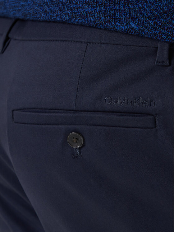 Calvin Klein Calvin Klein Chino kalhoty LV04LD613G Tmavomodrá Slim Fit